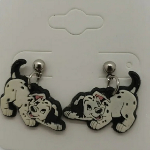 dalmatian earrings
